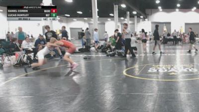 109 lbs Rr Rnd 5 - Daniel Corbin, Mat Assassins Platinum - BHSE vs Lucas Huntley, Mat Warriors Fire - BHSE