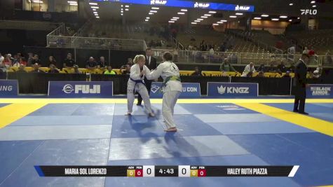 Haley Ruth Piazza vs Maria Sol Lorenzo 2025 Pan Jiu Jitsu IBJJF Championship