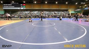 55 lbs Semifinal - Major Greer, Siouxland Wrestling Academy vs Joaquin Vasquez, Steel City Reloaded