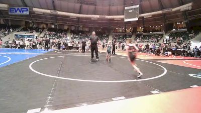 40 lbs Quarterfinal - Tucker Hawkins, Checotah Matcats vs Jase Tyson, Verdigris Youth Wrestling