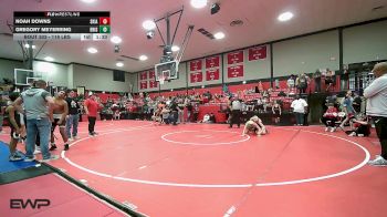 119 lbs Quarterfinal - Noah Downs, Skiatook HS vs Gregory Meyerring, Bristow