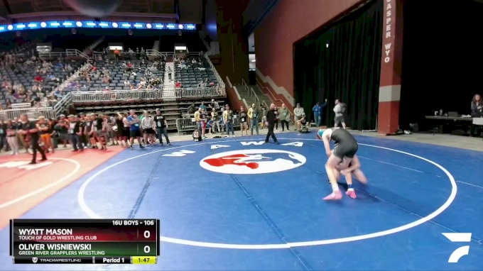 106 lbs Semifinal - Wyatt Mason, Touch Of Gold Wrestling Club vs Oliver ...