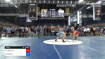 160 lbs Rnd Of 32 - Cael Valencia, California vs Caden Wright, Pennsylvania