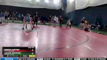 155 lbs Cons. Round 3 - Connor Thompson, Marmion Academy vs Andrew Kartner, Woodford County