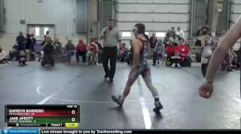 96 lbs Round 1 (8 Team) - Kamdyn Borrero, PA Alliance Red vs Jake Amiott, NCWAY Crusaders