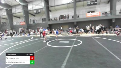 175 lbs Consolation - Will Lowery, Team Aggression vs Joel Christopherson, Punisher Wrestling