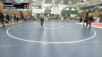190 lbs Cons. Round 5 - Miles Brown, Corona Del Sol vs Angel Garibay, Esperanza