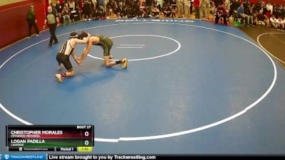 106 lbs Champ. Round 1 - Logan Padilla, Lakeside vs Christopher Morales, Cimarron Memorial