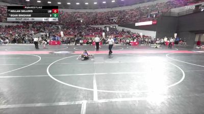 84 lbs Quarterfinal - Egan Bingham, Athens vs Kellan Sellers, LAW