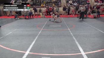 75_B lbs Round Of 32 - Rocco Creazzo, Nazareth vs Ian Schoenebeck, Pennsbury