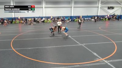 132 lbs Cons. Round 3 - Eben Abdo, Unattached vs Tristan Aldridge, Unattached