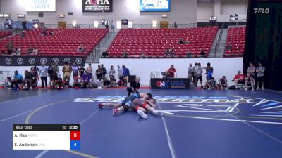 87 kg Cons 16 #1 - Aiden Rice, Notre Dame Wrestling Club vs Erik Anderson, Livermore Elite Wrestling Club