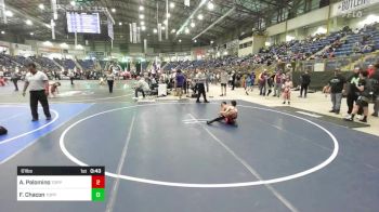 61 lbs 5th Place - Ayden Palomino, Toppenish USA Wrestling vs Francisco Chacon, Toppenish USA Wrestling