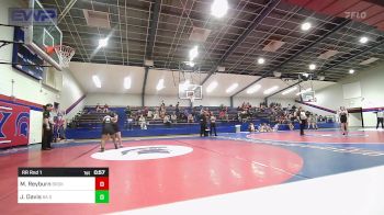 126-138 lbs Rr Rnd 1 - Mylee Reyburn, Broken Arrow vs Jaelynn Davis, BA Girls Wrestling