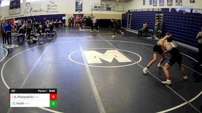 107 lbs Cons. Round 2 - Cooper Keith, Moshannon Valley Hs vs Keegan Plusquellec, Moshannon Valley Hs