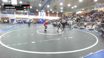 126 lbs Champ. Round 1 - Angel Neiblas, San Gorgonio vs James Donini, Downey