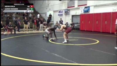 149 lbs Cons. Round 4 - Justin Ayala, Victor Valley College vs Aaron Rodgers, Bakersfield College