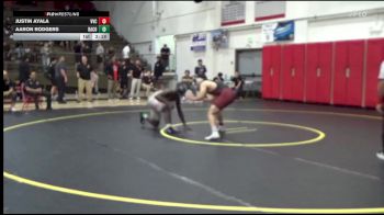 149 lbs Cons. Round 4 - Justin Ayala, Victor Valley College vs Aaron Rodgers, Bakersfield College