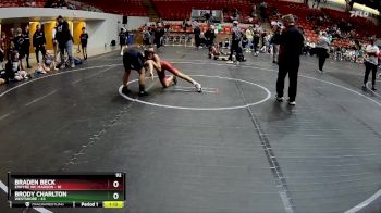 92 lbs Round 6 (8 Team) - Brody Charlton, Westshore vs Braden Beck, Empyre WC Maroon