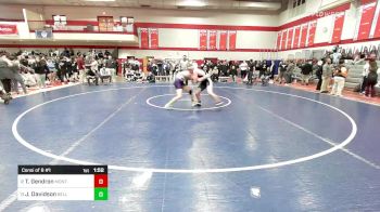 182 lbs Consi Of 8 #1 - Trevor Gendron, Montachusett vs Jack Davidson, Bellingham