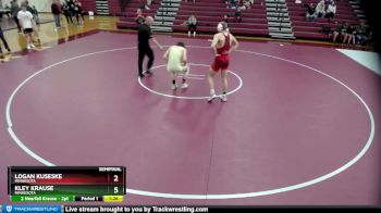 160 lbs Semifinal - Logan Kuseske, Minnesota vs Kley Krause, Minnesota