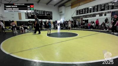 95 lbs Cons. Round 4 - Jaden Yacuta, Outlaws Wrestling Club vs Samuel Briggs, CYC