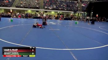 45 lbs Round 3 - Caleb D. Miller, Immortal Athletics WC vs Bennett Burich, Mollitium Wrestling Club