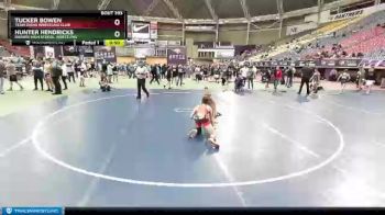 106 lbs Cons. Round 3 - Tucker Bowen, Team Idaho Wrestling Club vs Hunter Hendricks, Rainier High School Wrestling