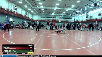 152 lbs Champ. Round 1 - Brayden Lee, Central Middle School vs Eli Isen, Carmel USA Wrestling