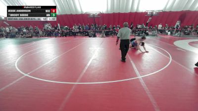 USA Junior Boys - 165 lbs Champ. Round 2 - Jesse Anderson, Wisconsin vs Brody Seese, Askren Wrestling Academy