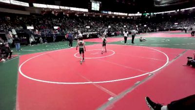 65 lbs Champ. Round 2 - Levi Miller, NWTA vs Ike Parsons, DONA