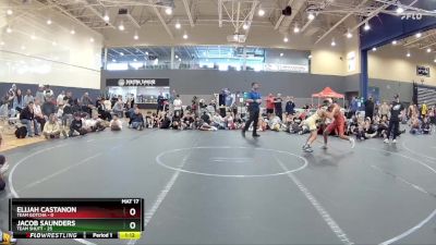 105 lbs Round 5 (8 Team) - Jacob Saunders, Team Shutt vs Elijah Castanon, Team Gotcha