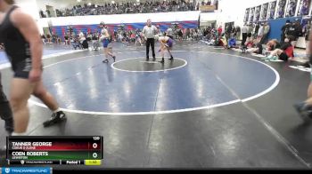 120 lbs Cons. Semi - Tanner George, Coeur D Alene vs Coen Roberts, Lewiston