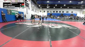 135 Girls Champ. Round 1 - Kaila Garcia, Lincoln vs Emmy Jane Bragg, Poway