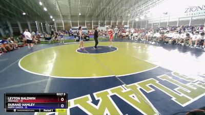 132 lbs Semis & 1st Wrestleback (8 Team) - Leyton Baldwin, Arkansas vs Durand Hamley, North Dakota