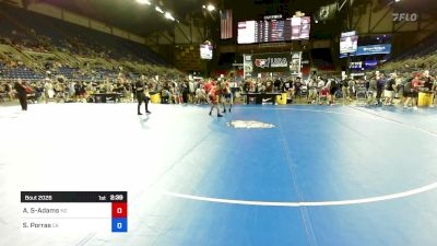 144 lbs Cons 64 #2 - Ashton Shields-Adams, NC vs Sergio Porras, CA