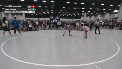 113 lbs Cons. Rd Of 32 - Dane Padilla, St. Pius X High School Wrestling vs Jackson Mostrom, Mat Demon Wrestling Club