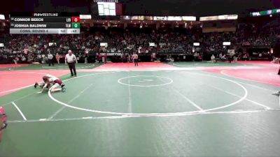 102 lbs Cons. Round 4 - Connor Beech, LEB1 vs Joshua Baldwin, TLWA