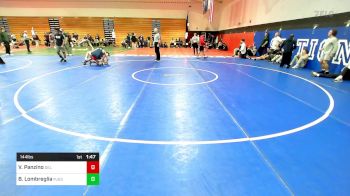 144 lbs Consi Of 8 #1 - Vinnie Panzino, Delsea vs Braydan Lombreglia, Pope John XXIII