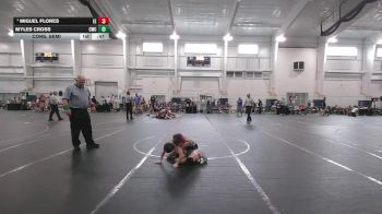 64 lbs Cons. Semi - Miguel Flores, Eastwood Eagles vs Myles Cross, Contenders Wrestling Club