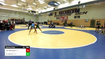 116 lbs Quarterfinal - Moses Mendoza, Gilroy vs Edwin Sierra, Poway