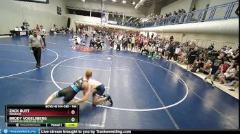 144 lbs Champ. Round 1 - Zack Butt, Ridgeline vs Brody Vogelsberg, Champions Wrestling Club