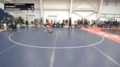 92 lbs Cons. Semis - Ari Sobaje vs Easton Mamalis, Green River Grapplers