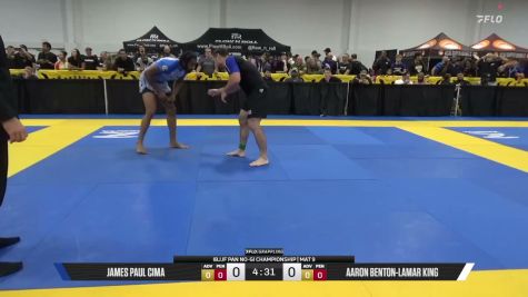 Aaron Benton-Lamar King vs James Paul Cima 2026 Pan IBJJF Jiu-Jitsu No-Gi Championship