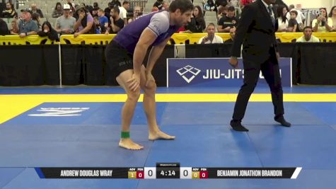 Benjamin Jonathon Brandon vs Andrew Douglas Wray 2025 World IBJJF Jiu-Jitsu No-Gi Championship