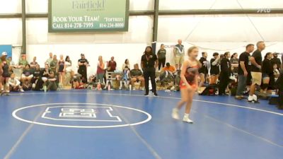 40 kg 3rd Place - Juliana Oboczky, MPOWER Girls Wrestling Club - W vs Carter Burkett, Virginia Team Predator - W