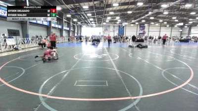 90 lbs Consi Of 8 #2 - Ayden Delgado, NY vs Ryder Walsh, ME
