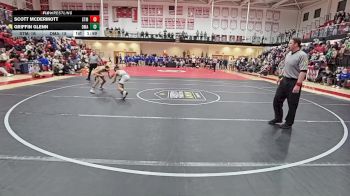 106 lbs Finals (8 Team) - Griffin Glenn, Delaware Military Academy vs Scott McDermott, Saint Mark`s