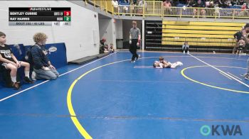 45 lbs Consi Of 4 - Bentley Currie, Silvaback Training Center LV vs Ray Harris, Huskey Wrestling Club