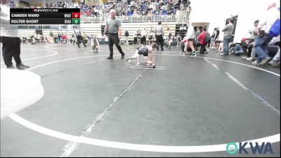 49 lbs Consolation - Camden Ward, Weatherford Youth Wrestling vs Kolter Short, Blackwell Wrestling Club